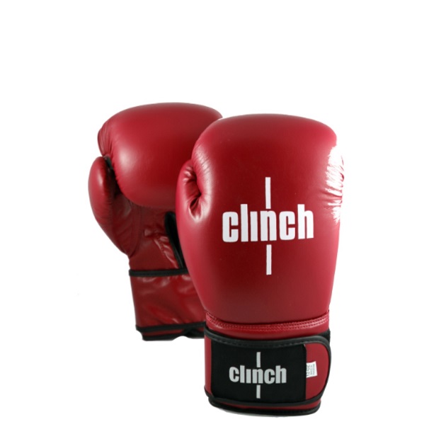 Перчатки боксерские Clinch красный или синие кож/зам FLEX 12 унц