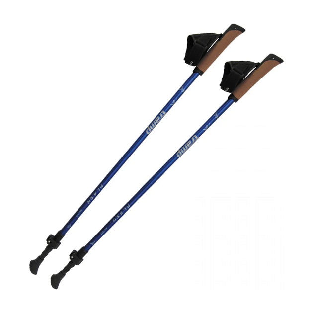 Палки для скандинавской ходьбы Tramp Flash TRR-010 синие 84/135см ручка-пробка