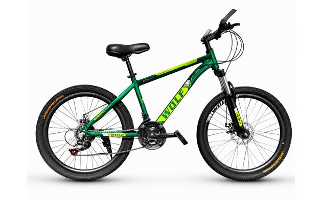 Велосипед 27,5" WOLF MTB-M, рама алюминий, 21ск., MD